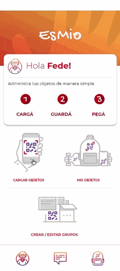 EsMio - Cargar Objeto